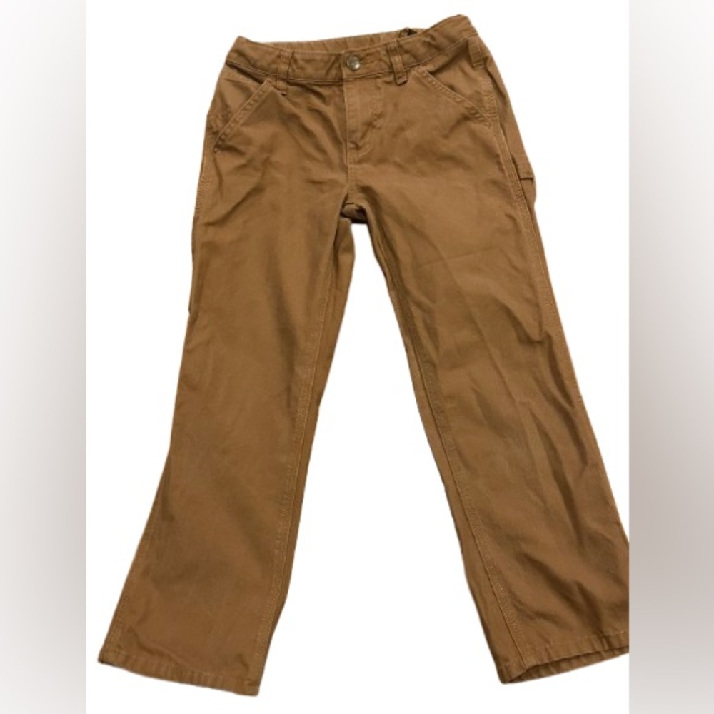 Carhartt Youth Boys Tan Cargo Pants size 10 Work